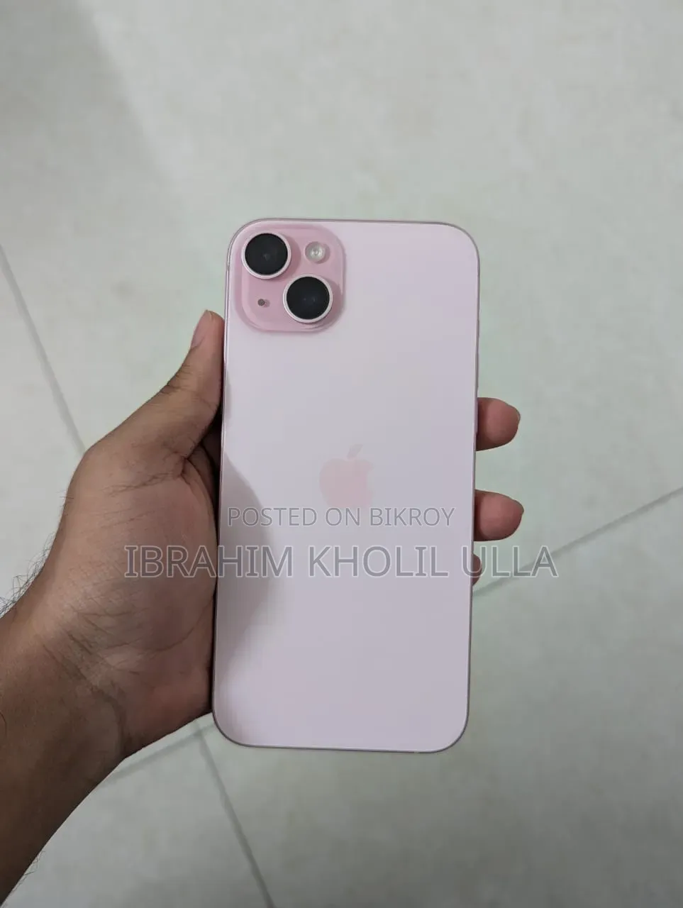 অ্যাপল আইফোন ১৫ প্লাস ২৫৬ জিবি রোজ গোল্ড