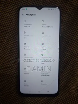 Oppo A16 32 GB Blue