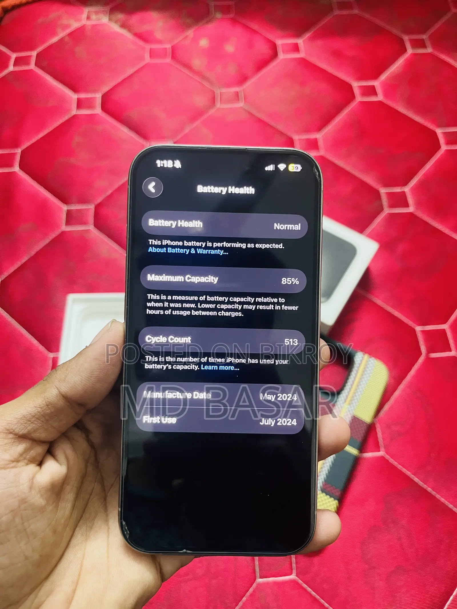 Apple iPhone 15 Pro 128 GB Silver