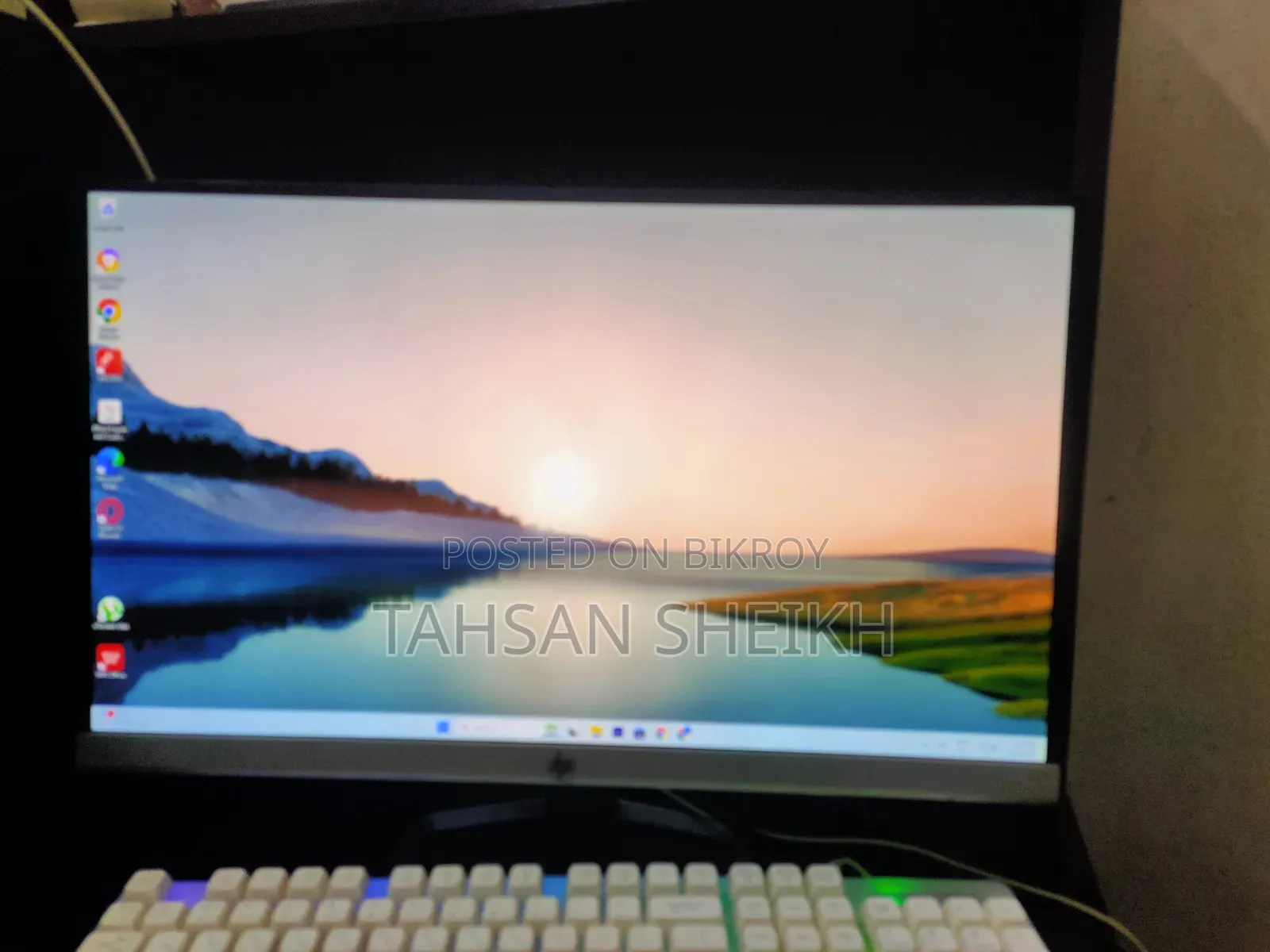 এইচপি মনিটর ২৪ ইঞ্চি বিক্রির জন্য ১১০০০ টাকা