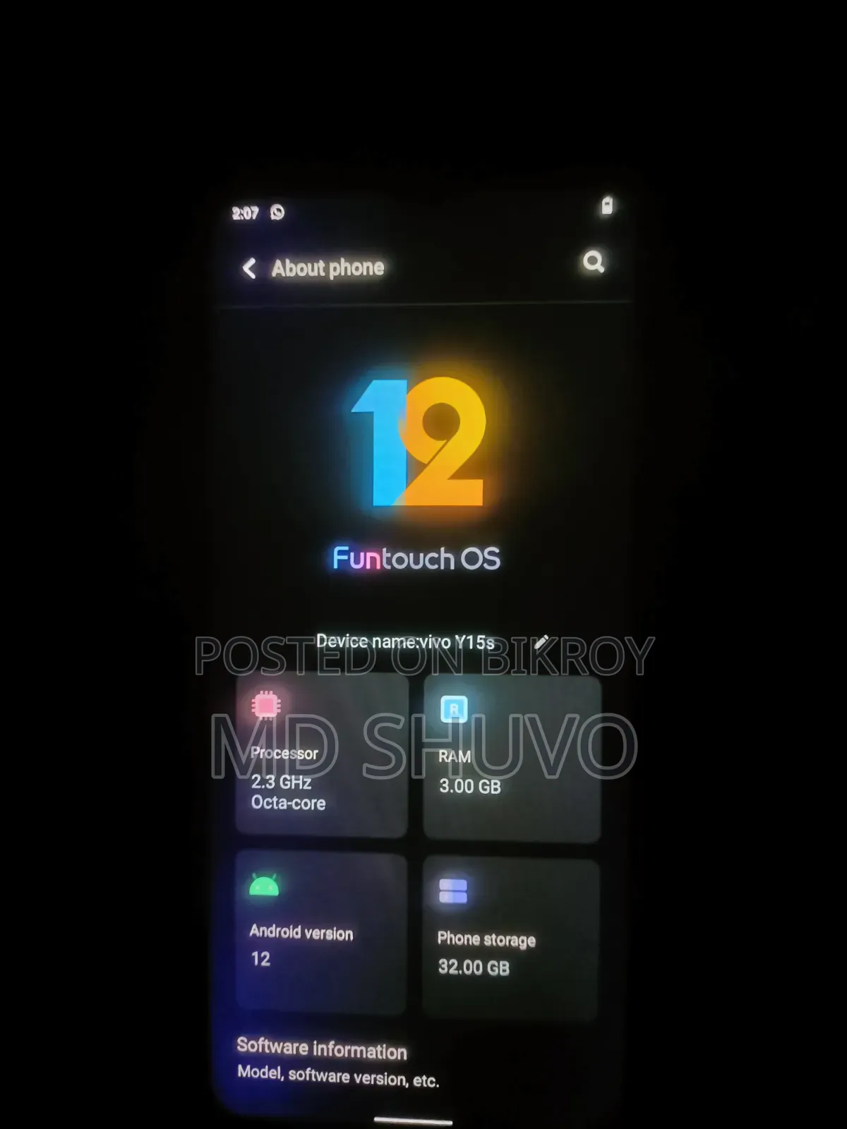 Vivo Y15s 32 GB
