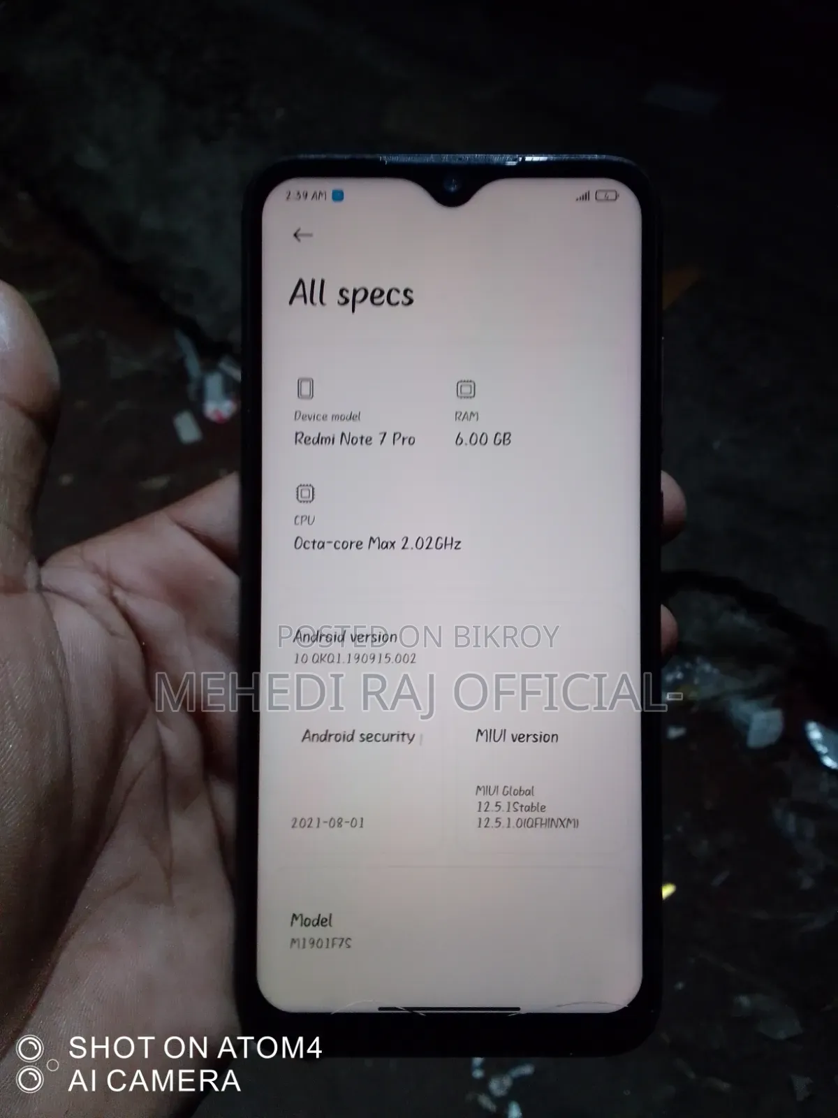 Xiaomi Redmi Note 7 64 GB Black