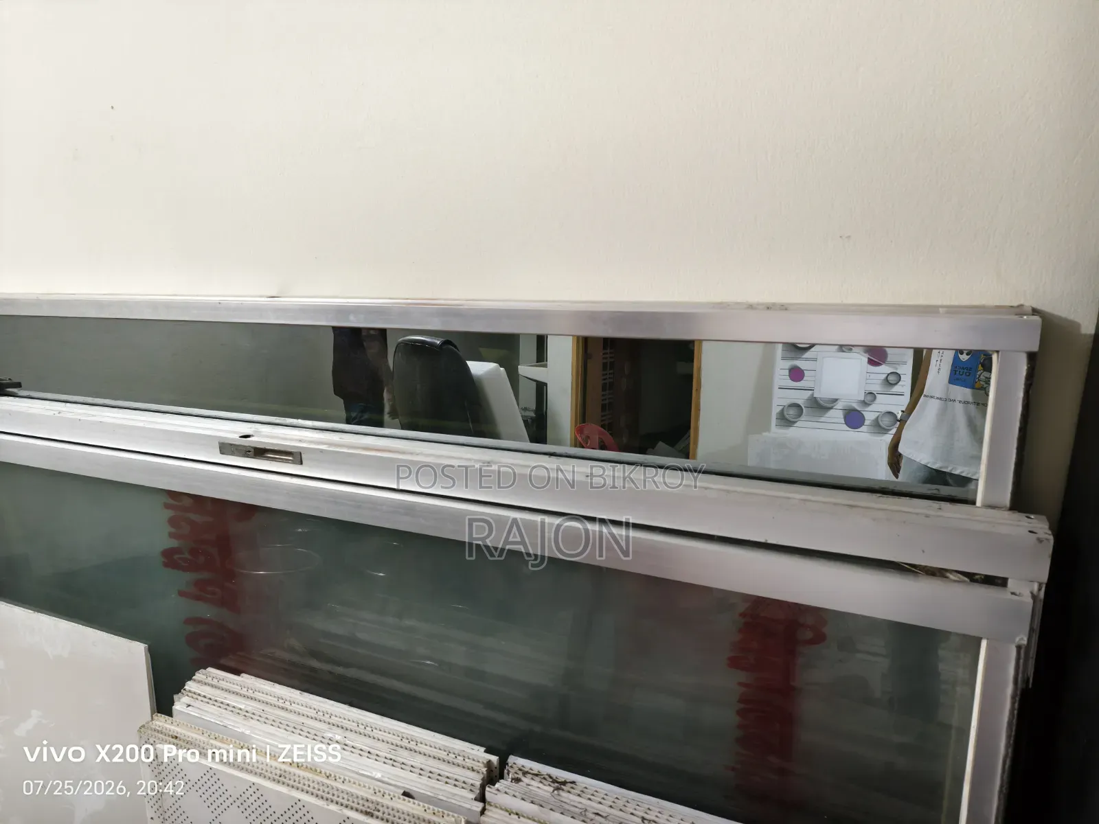 Thai Mercury Glass Door 4 Pcs