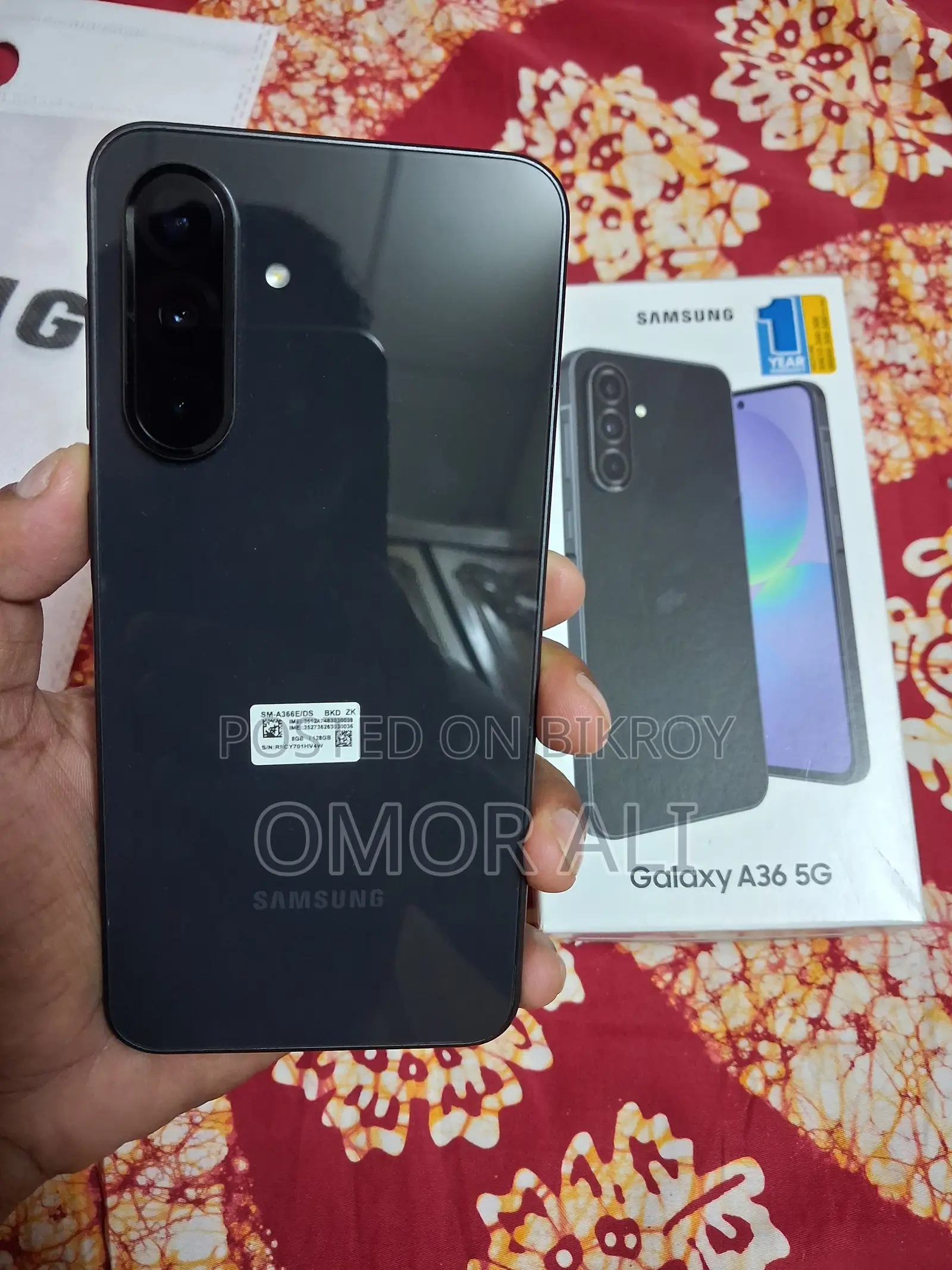 New Samsung Galaxy A36 128 GB Black