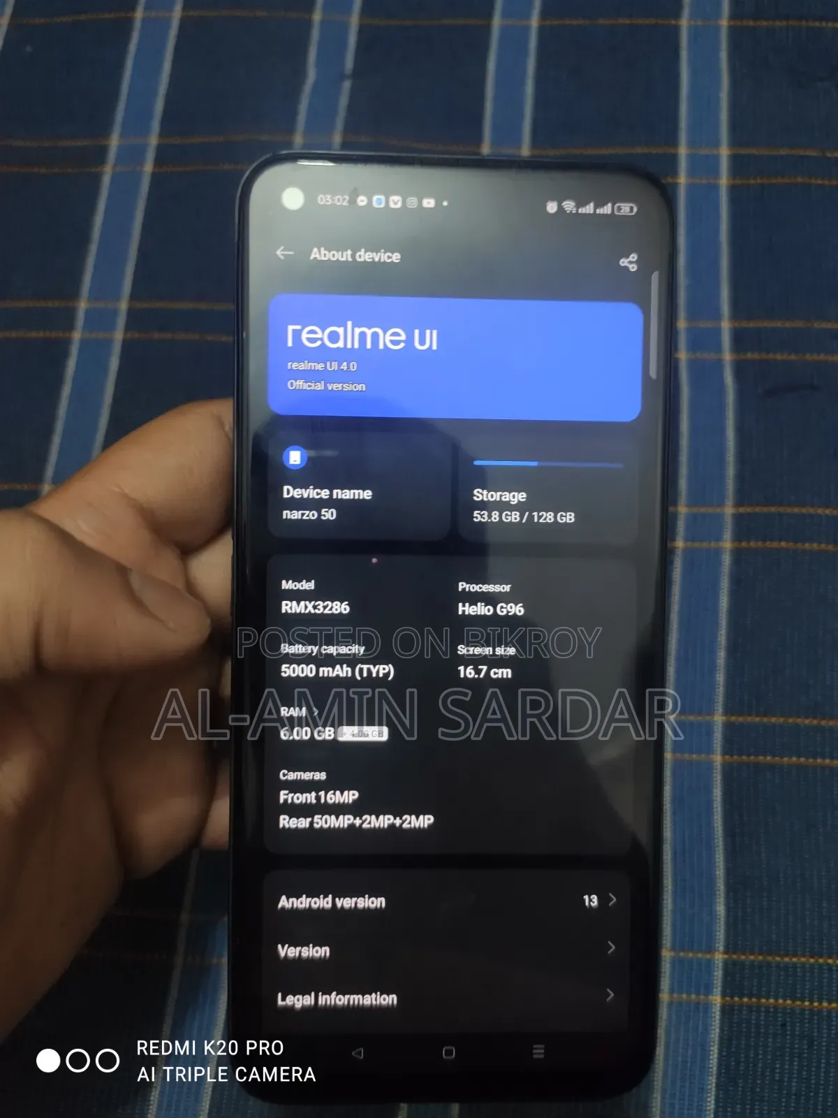 Realme Narzo 50 128 GB Black