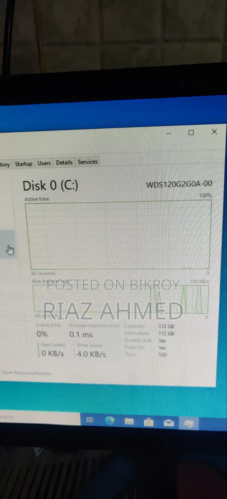 Desktop Computer MSI 8GB Intel Core i3 SSD 128GB