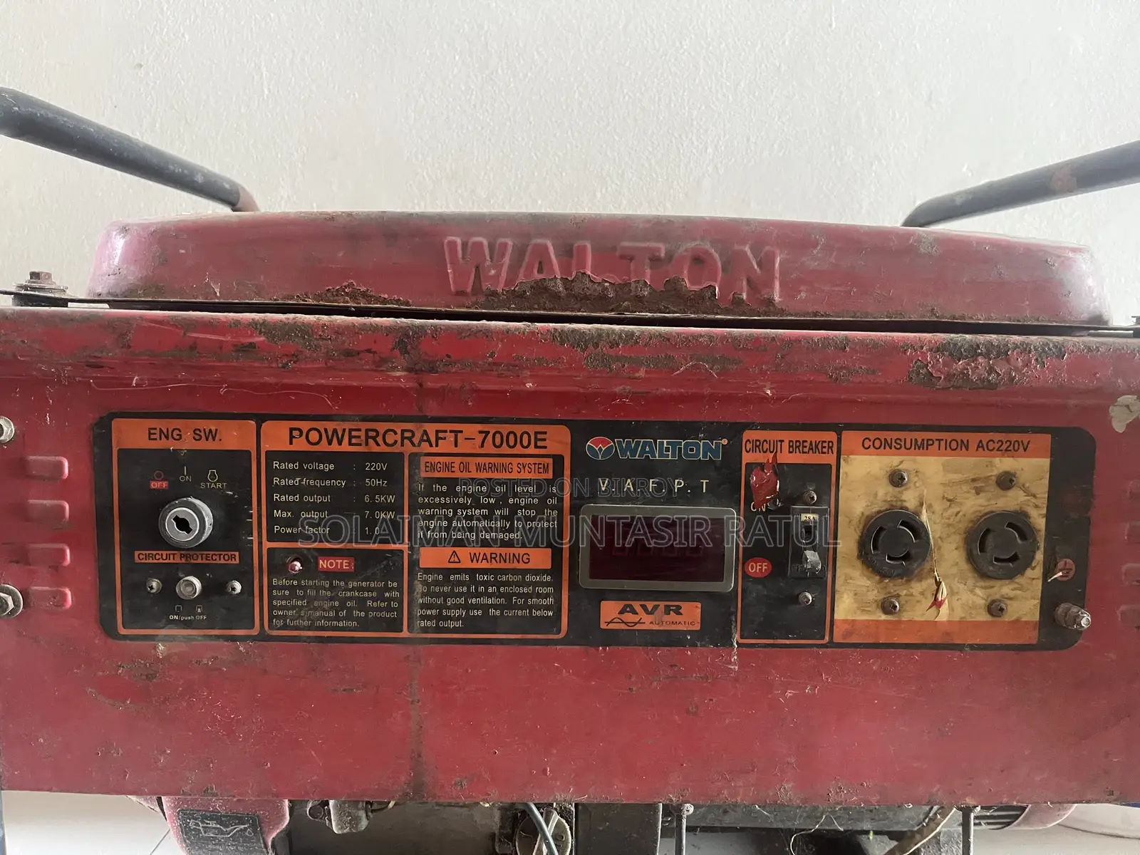 Walton 7 KW Generator