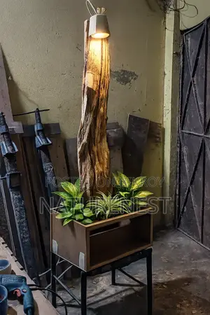 Jackfruit Wood Wooden Lamp