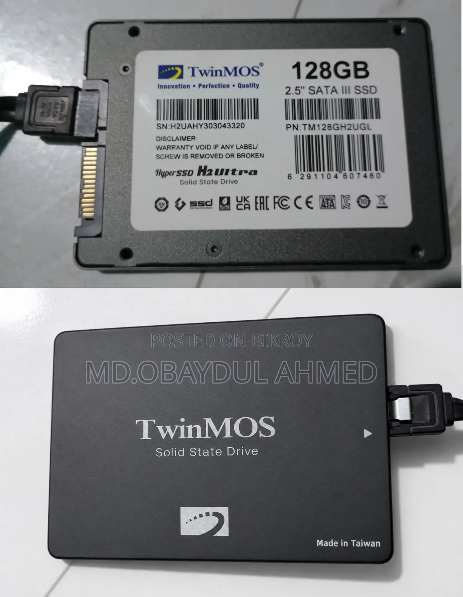 SSD, RAM, Power Supply