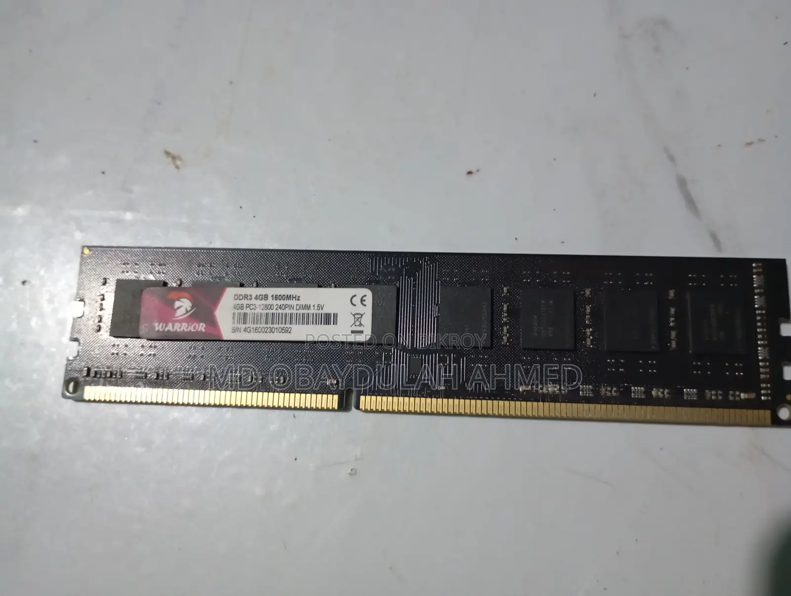 SSD, RAM, Power Supply