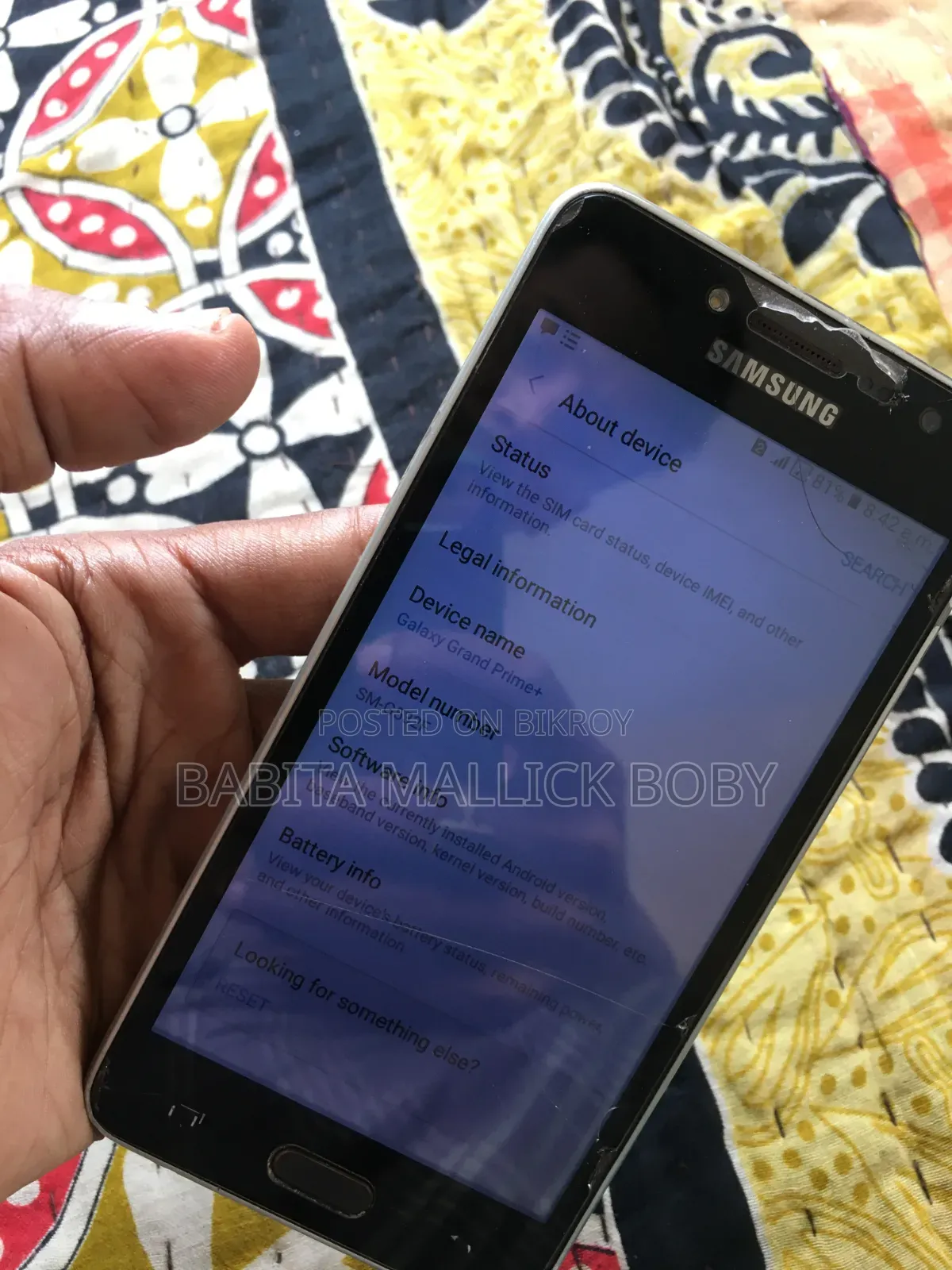 Samsung Galaxy Grand Prime Plus 8 GB Blue