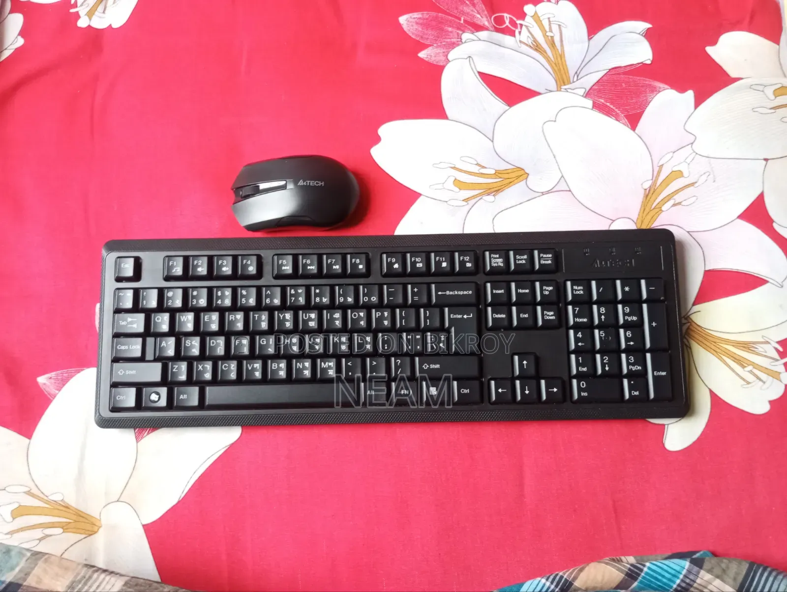 A4TECH 3000N Wireless Keyboard Mouse Combo for Sale Inside Barisal