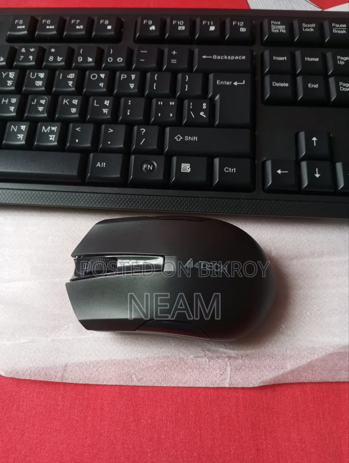A4TECH 3000N Wireless Keyboard Mouse Combo for Sale Inside Barisal