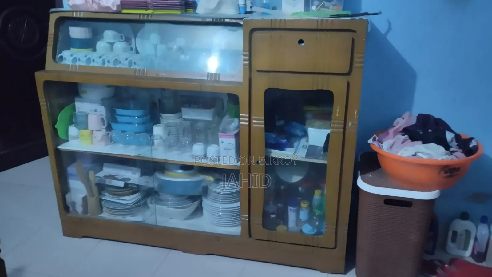 One Dressing Table and One Showcase for Sale