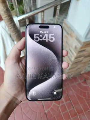 অ্যাপল আইফোন ১৫ প্রো ম্যাক্স ২৫৬ জিবি ব্ল্যাক