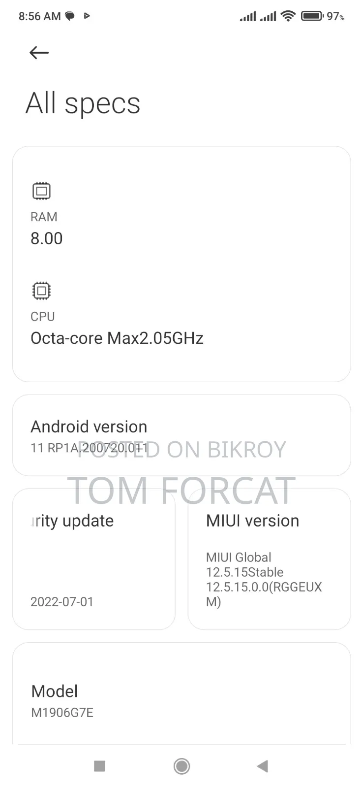 Xiaomi Redmi Note 8 128 GB Blue