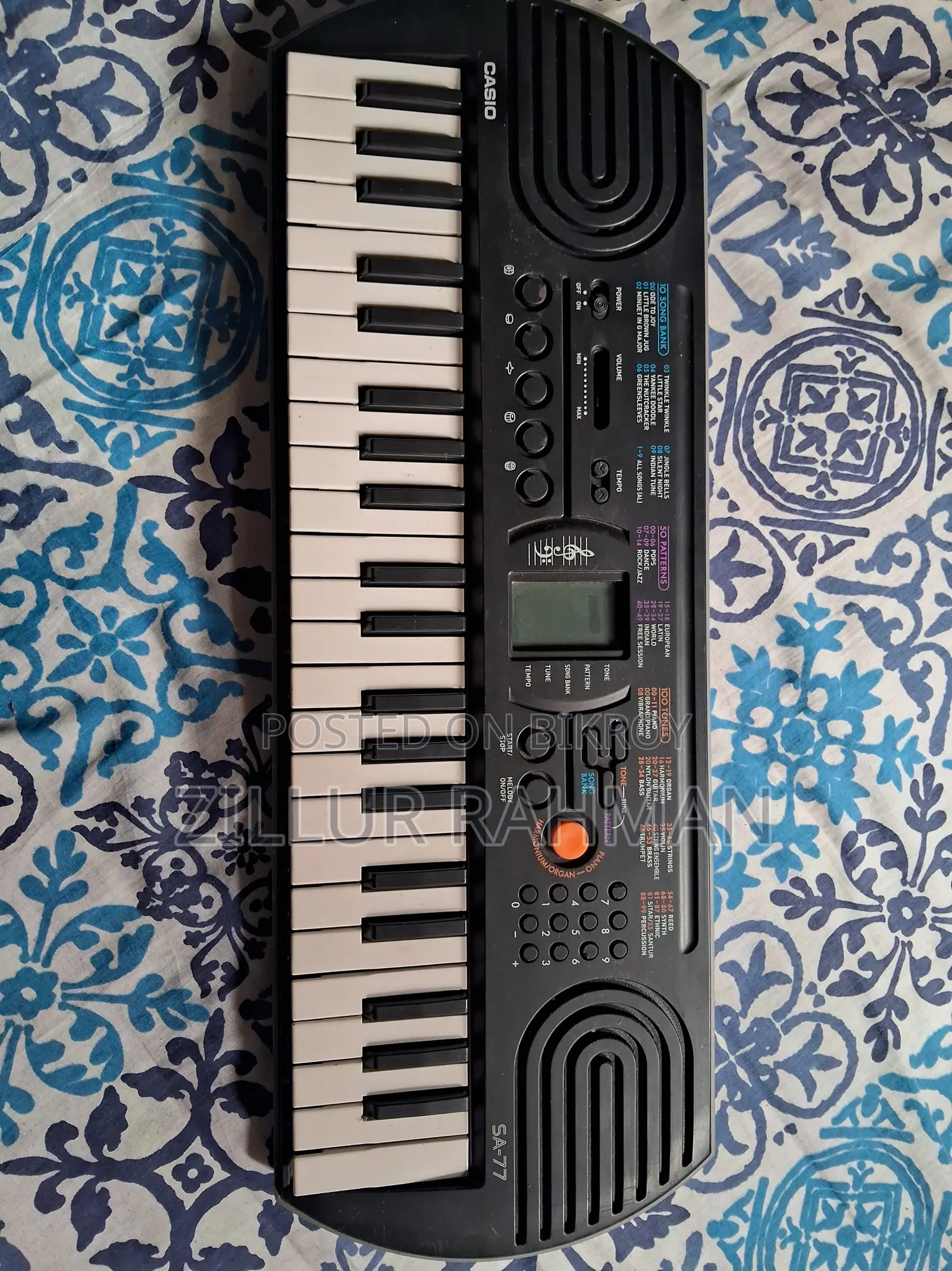 Casio SA-77 Portable Musical Keyboard Piano