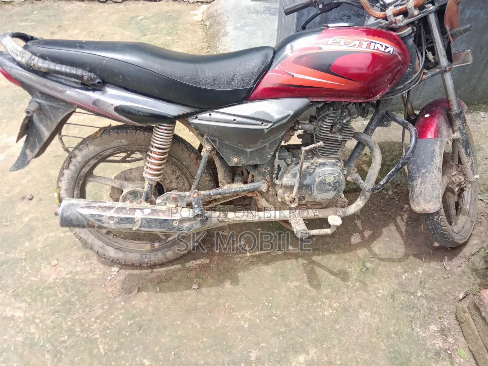 Bajaj Platina 100 2015 Gold