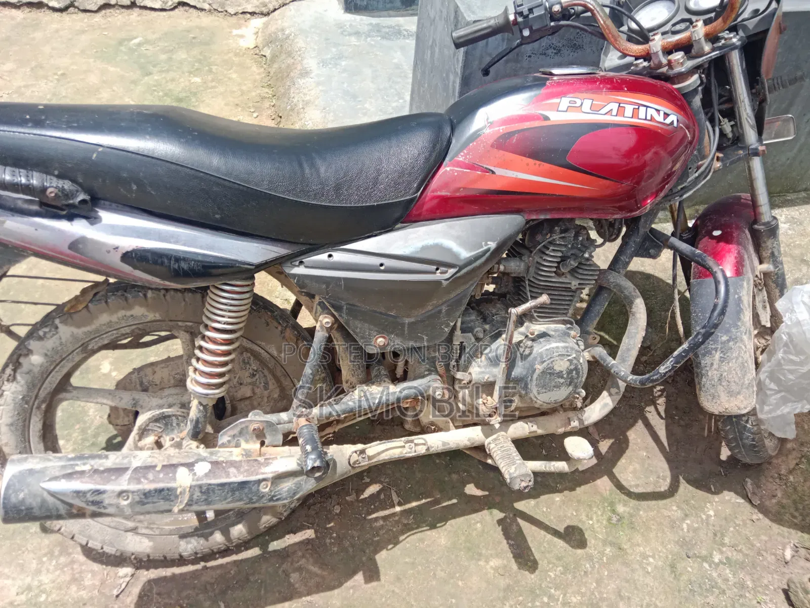 Bajaj Platina 100 2015 Gold
