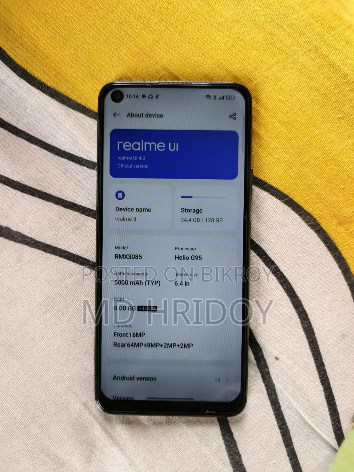 Realme 8 5G 128 GB Black