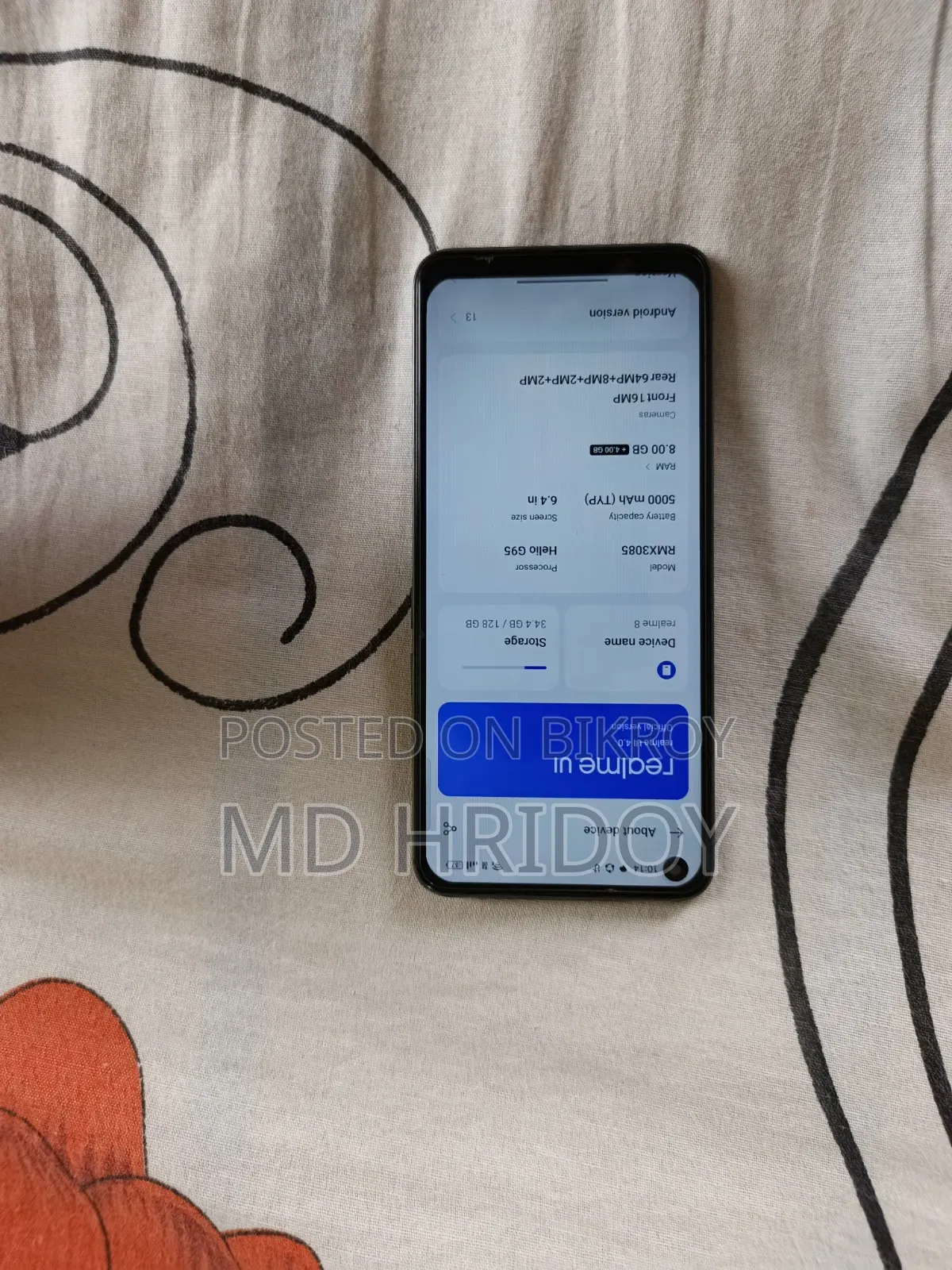 Realme 8 5G 128 GB Black