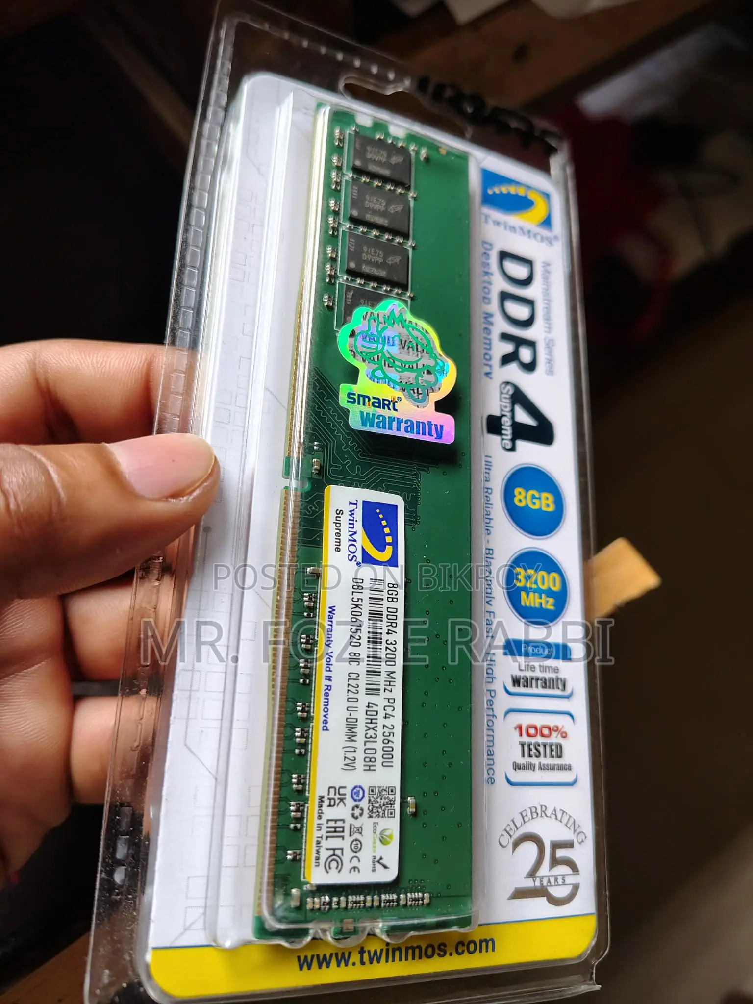 Ram DDR 4 8gb Twinmos