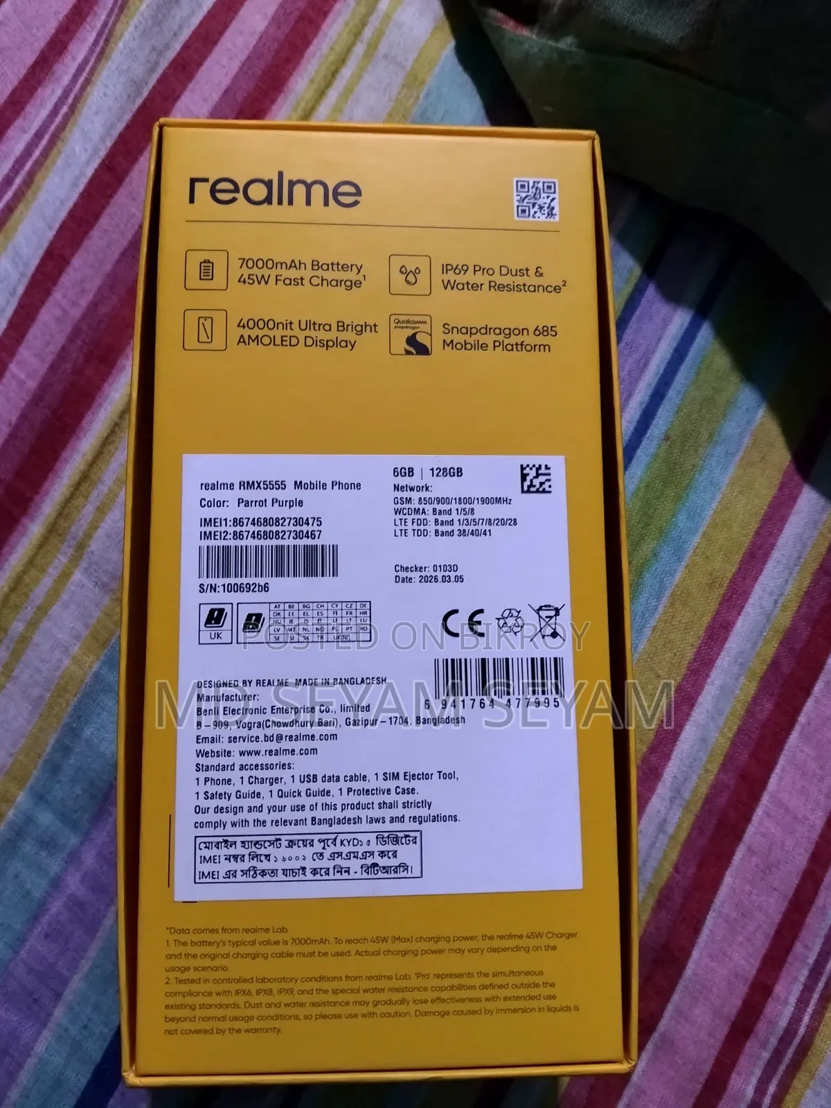 New Realme C85 Pro 128 GB Blue