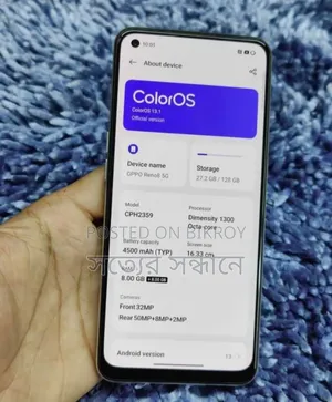 Oppo Reno 128 GB Silver