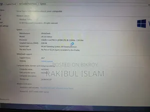 ল্যাপটপ ডেল ৮জিবি ইন্টেল কোর আই৫ এসএসডি ১২৮জিবি