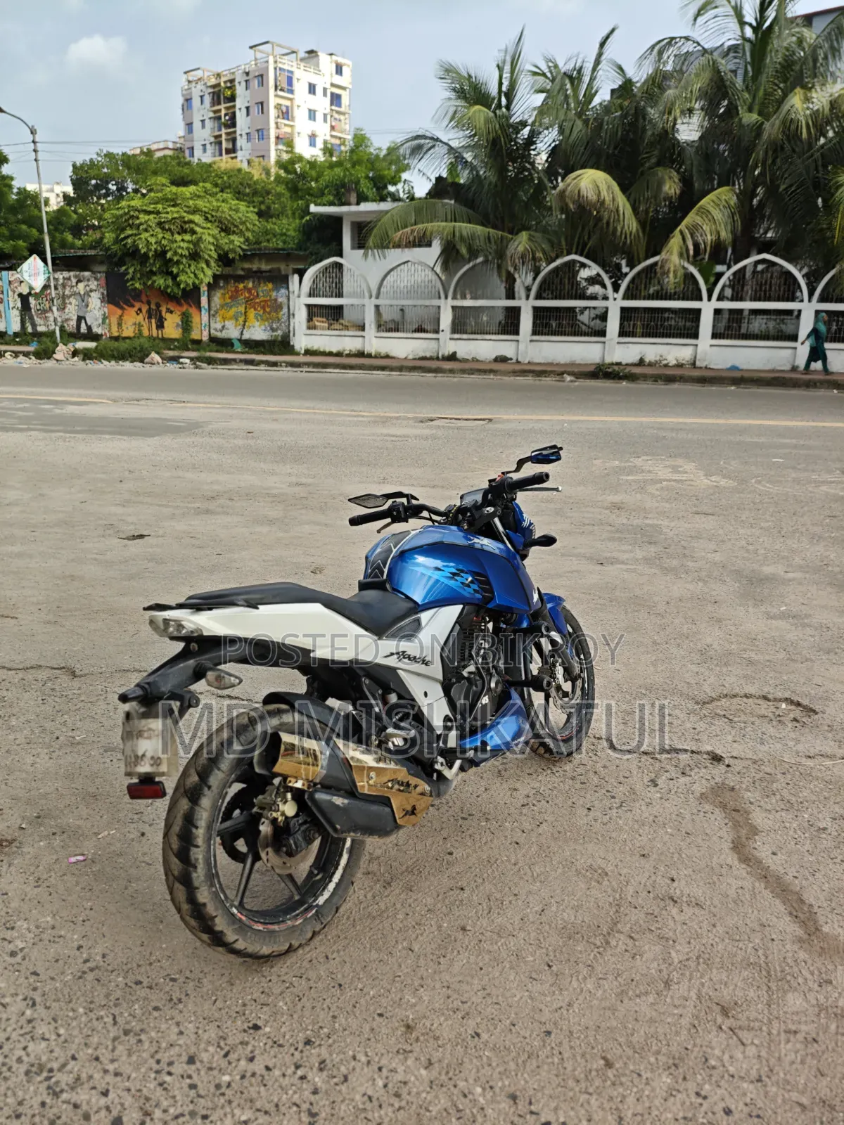 টিভিএস অ্যাপাচি আরটিআর ১৬০ ৪ভি ২০২০ নীল