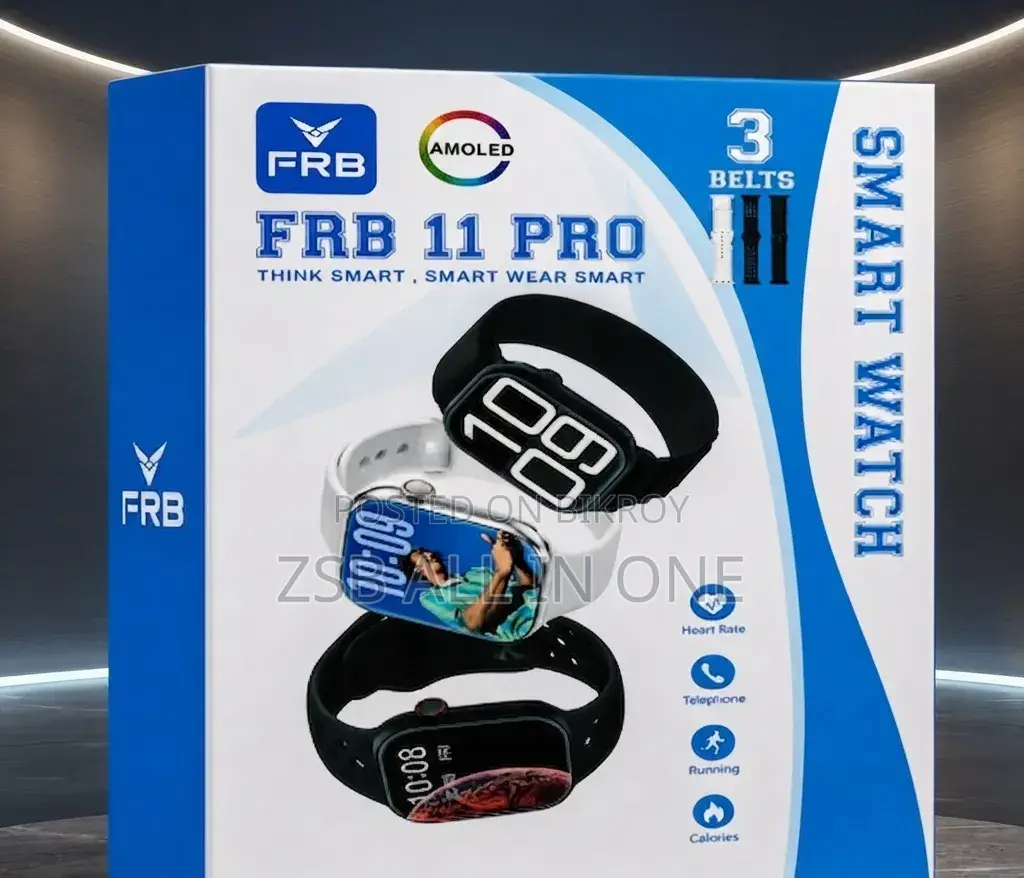 FRB 11 Pro AMOLED ব্লুটুথ কলিং স্মার্ট ওয়াচ