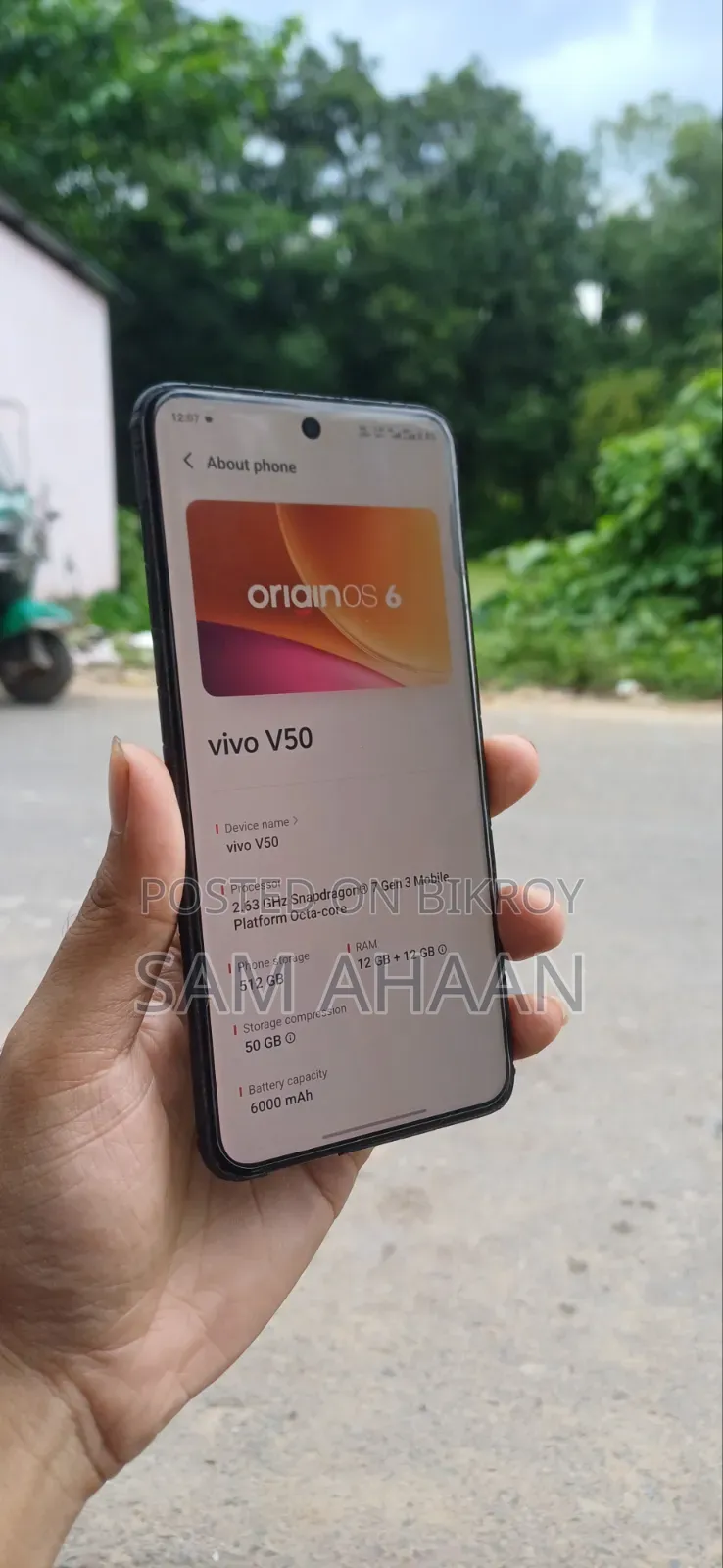 Vivo V50 512 GB Red