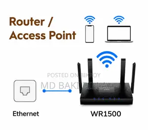 Cudy WR1500 1.0 AX1500 MBPS Gigabit Dual-Band Mesh Wi-Fi 6 Router