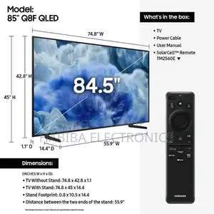 Samsung Q8f 85" Qled 4k Uhd Smart TV