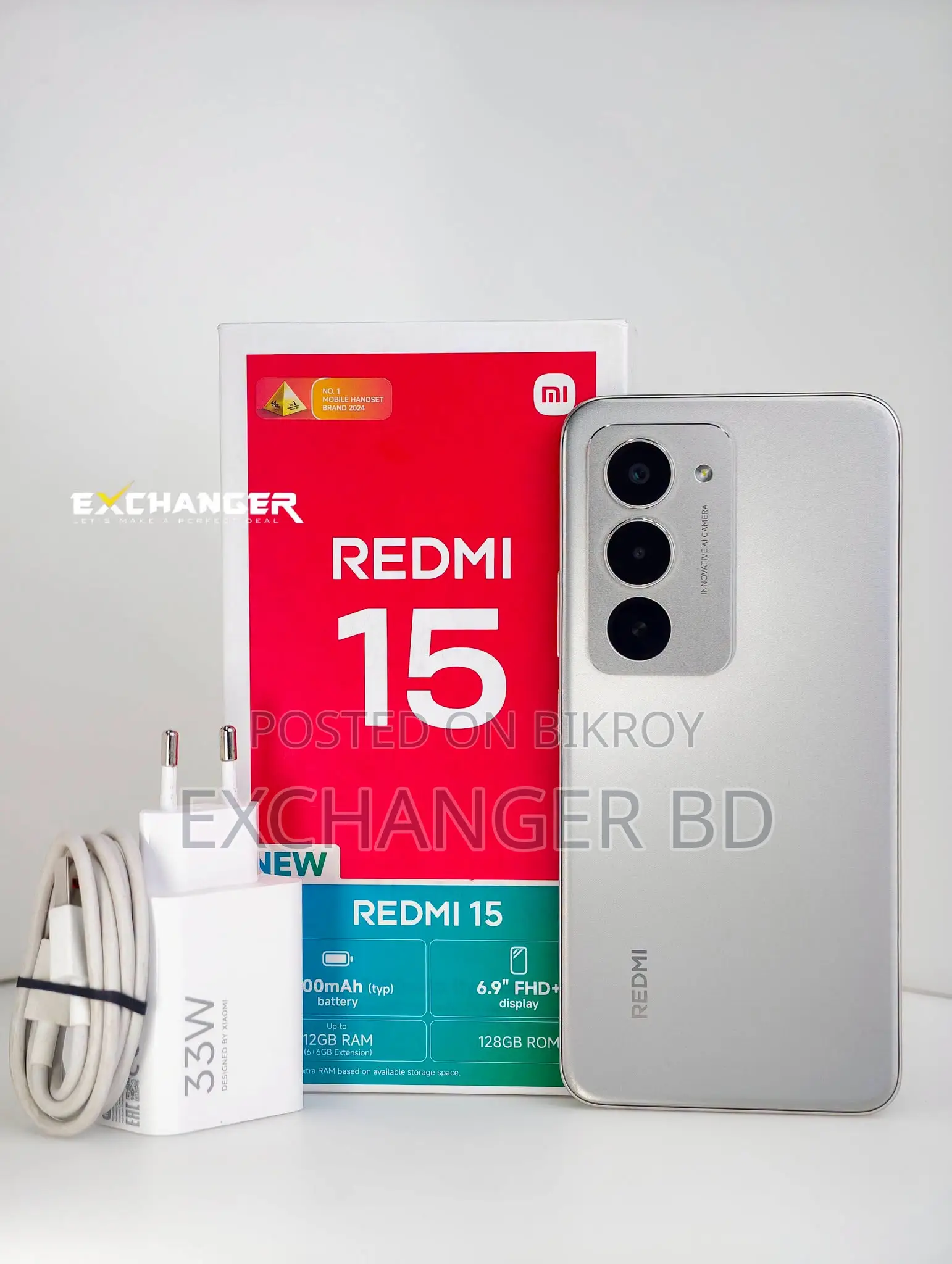 Xiaomi Redmi 15 128 GB Gray