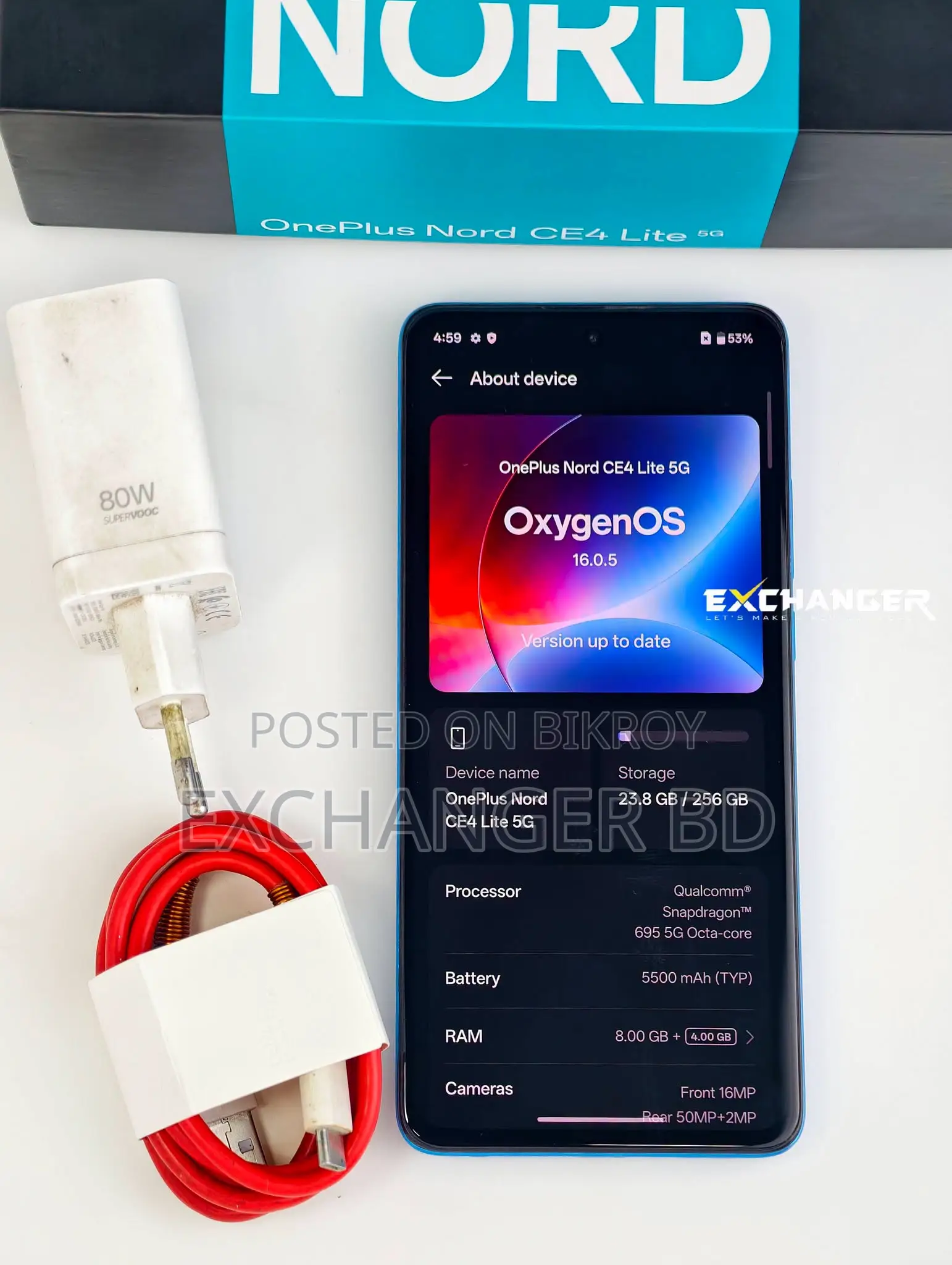 OnePlus Nord CE4 Lite 256 GB Blue