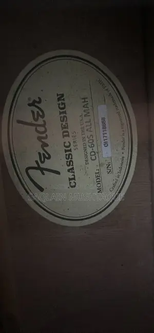 Fender Cd 60s All Mahogany Guitar Made in Indonesia