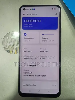 রিয়েলমি ৮ প্রো ১২৮ জিবি ব্ল্যাক