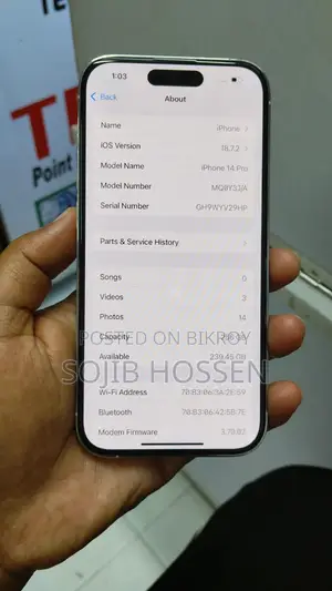 Apple iPhone 14 Pro 256 GB Silver