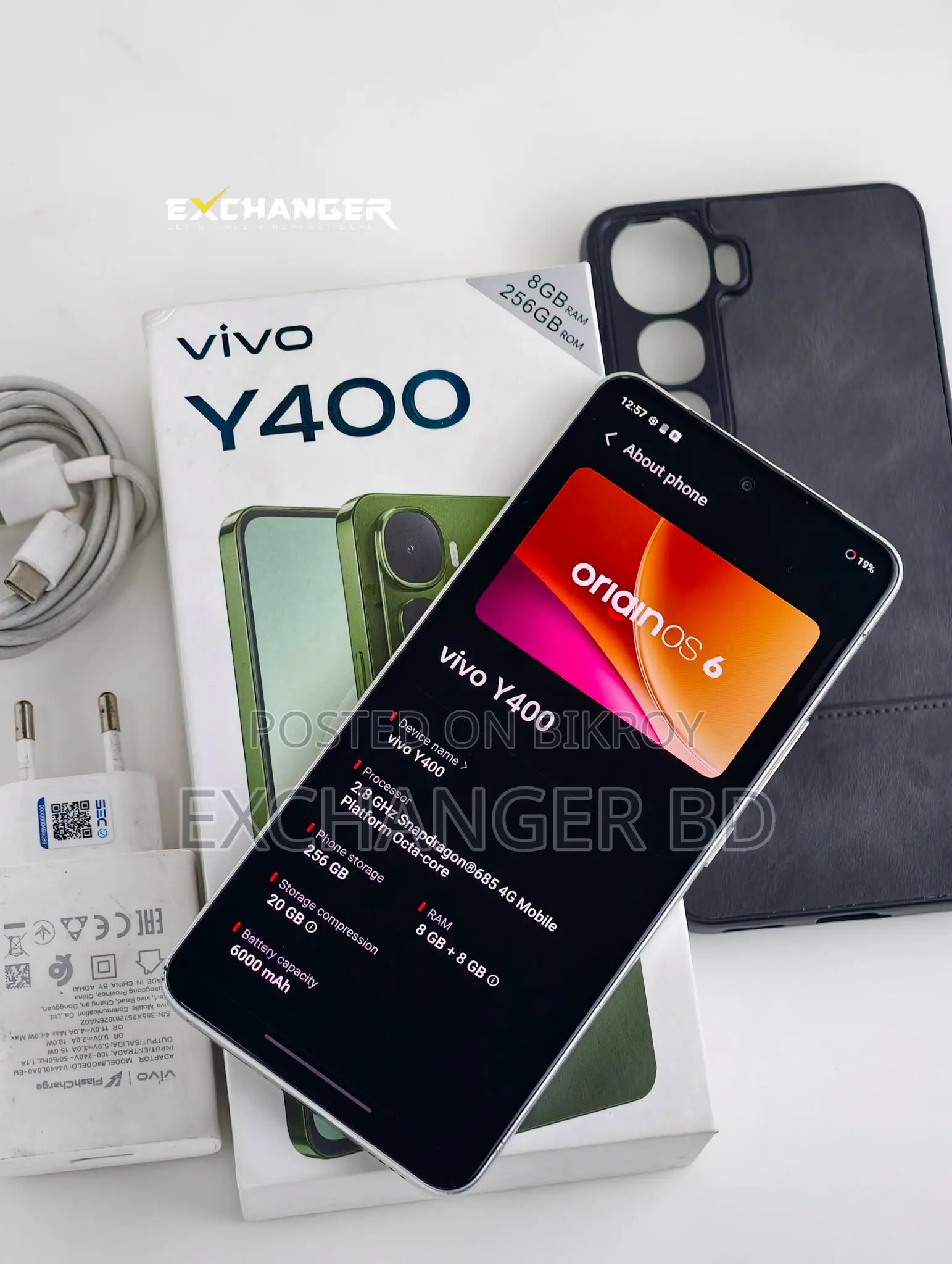 Vivo Y400 256 GB Gray