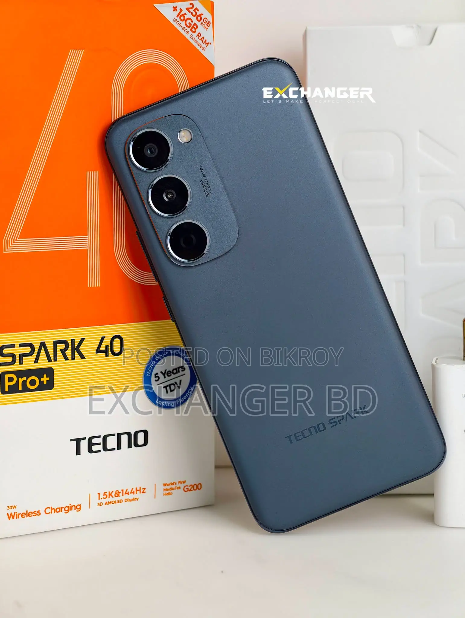 Tecno Spark 40 Pro+ 256 GB Gray