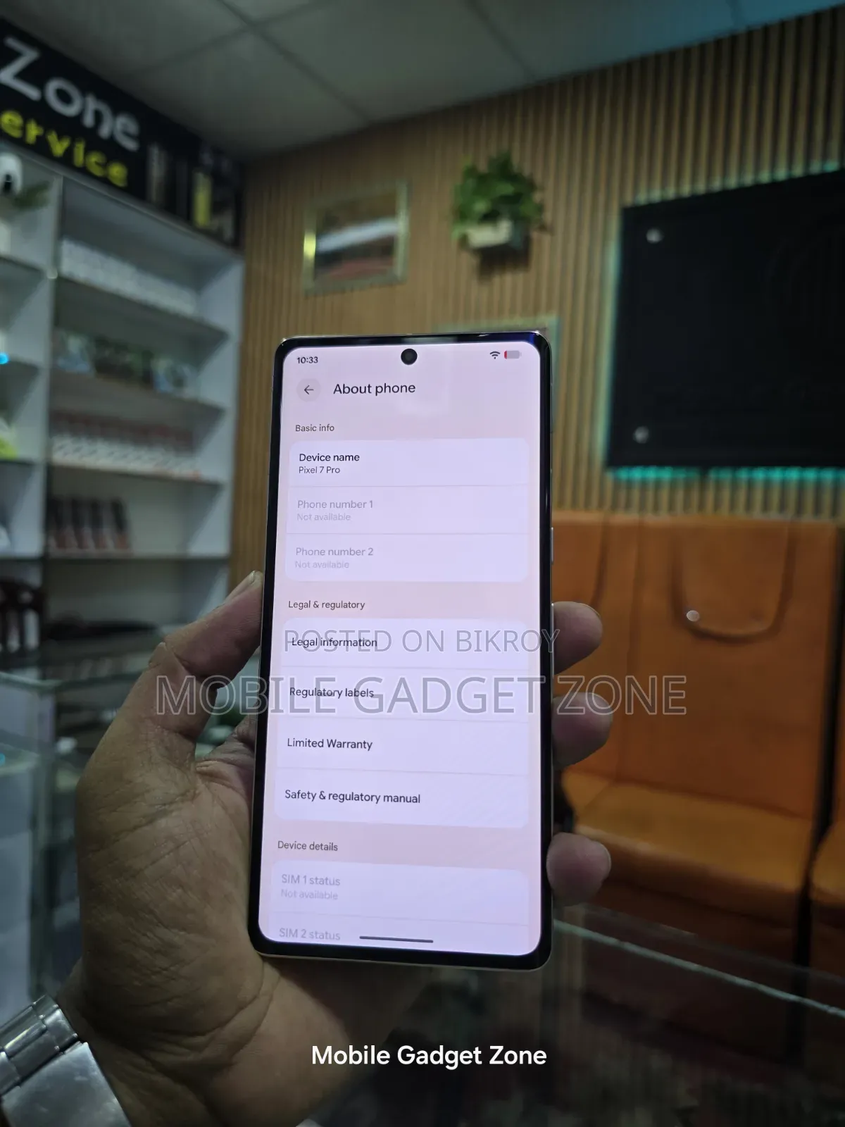 Google Pixel 7 Pro 128 GB Gray