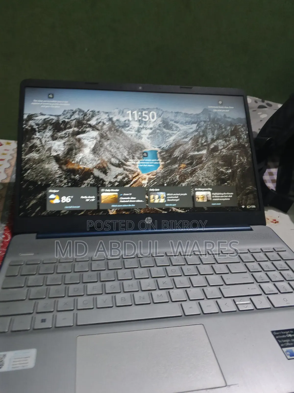Laptop HP 15-Da3007nia 16gb Amd Ryzen 5 SSD 512gb
