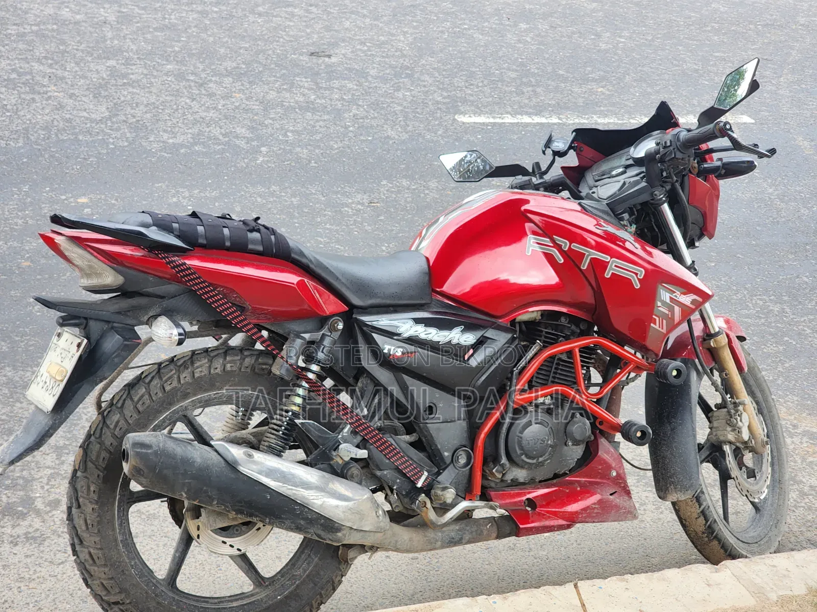 TVS Apache RTR 160 2V 2017 Red
