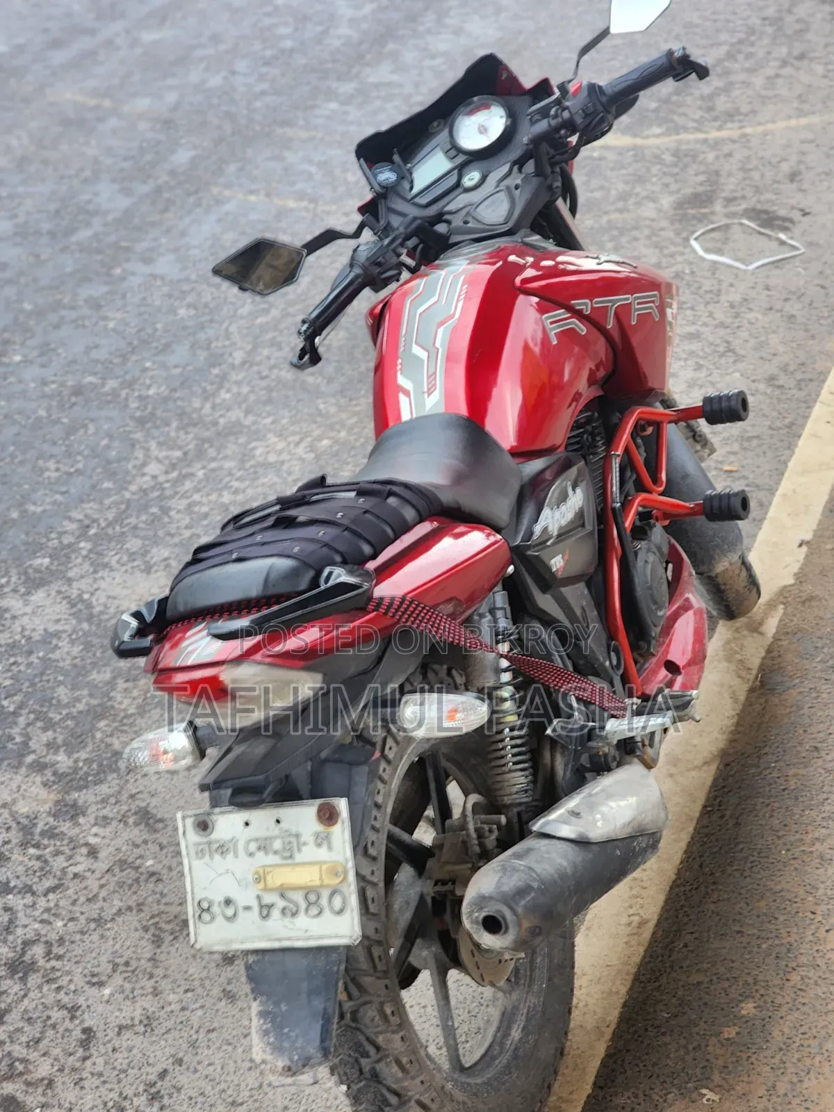 TVS Apache RTR 160 2V 2017 Red