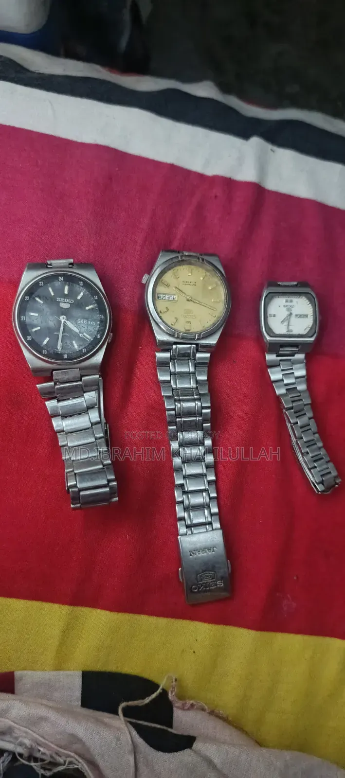 অরজিনিয়াল Seiko-5 ঘড়ি