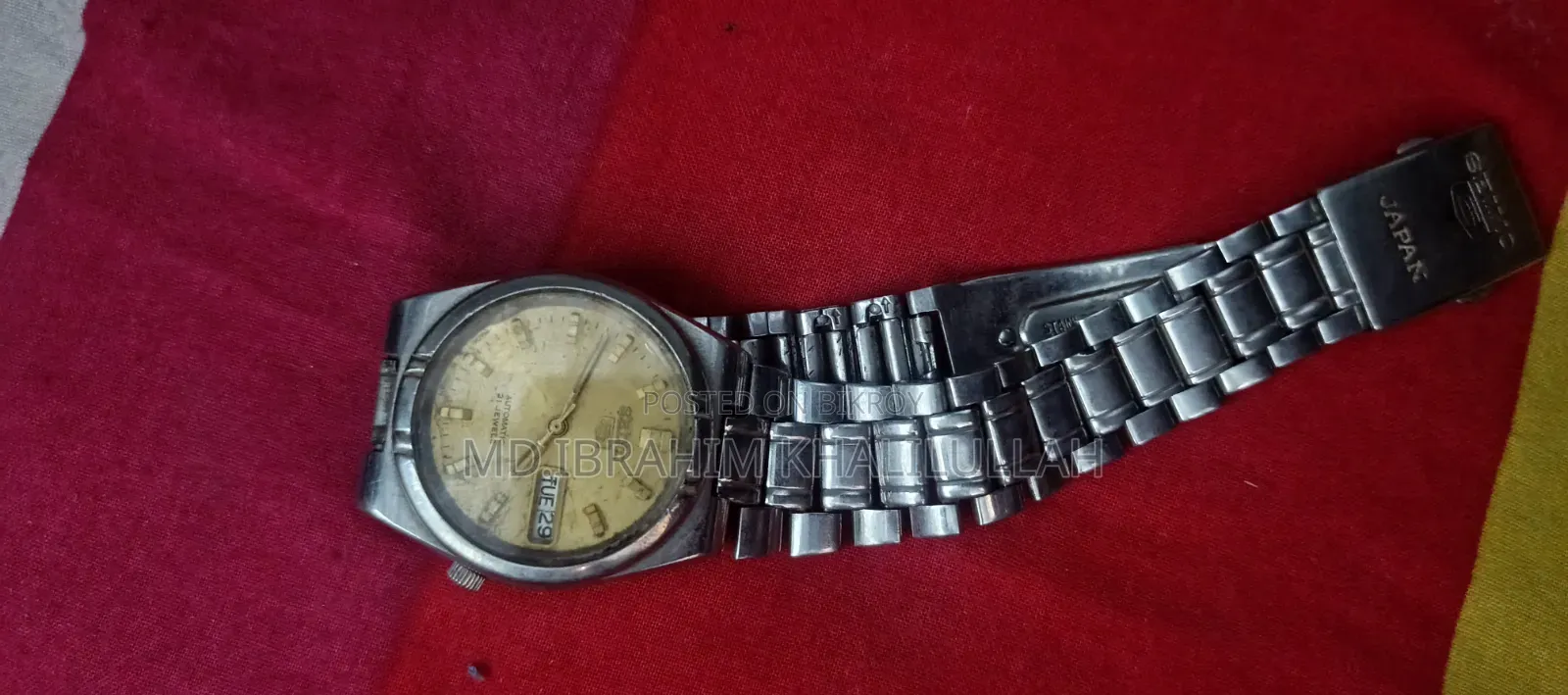 অরজিনিয়াল Seiko-5 ঘড়ি