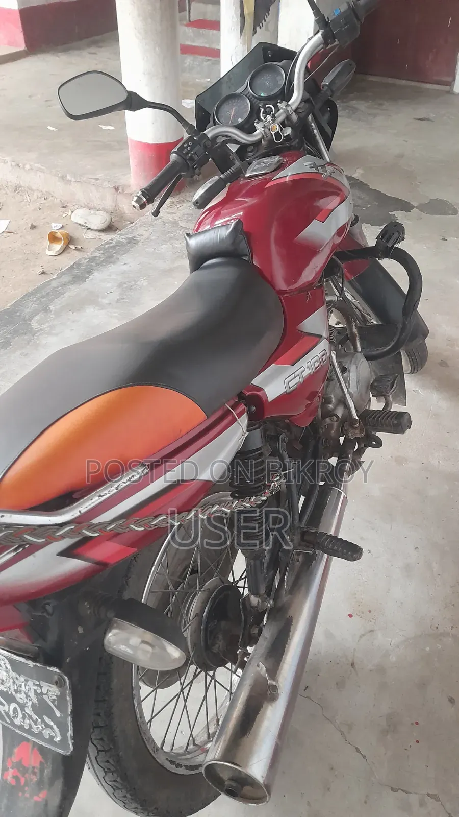 Bajaj CT 100 2012 Red
