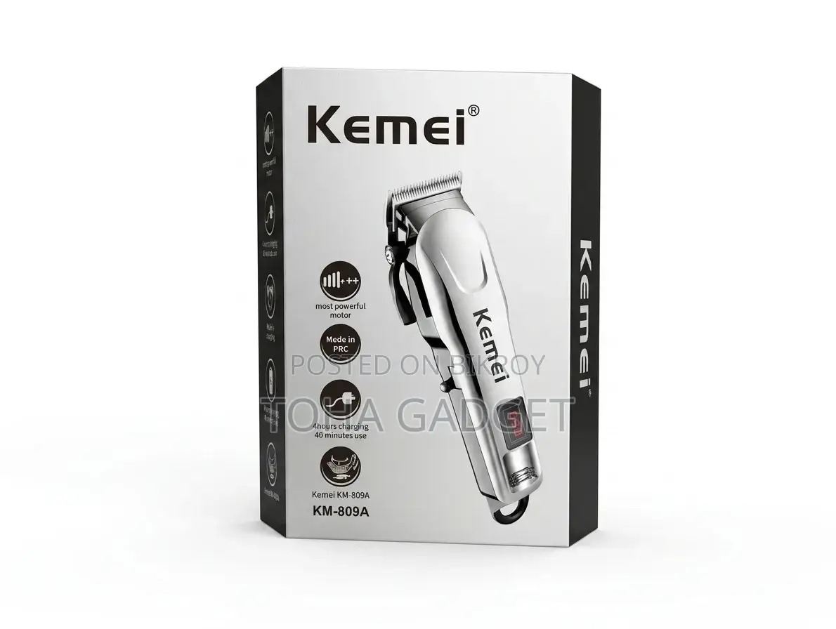 Kemei KM-809A Rechargeable Clipper for Men
