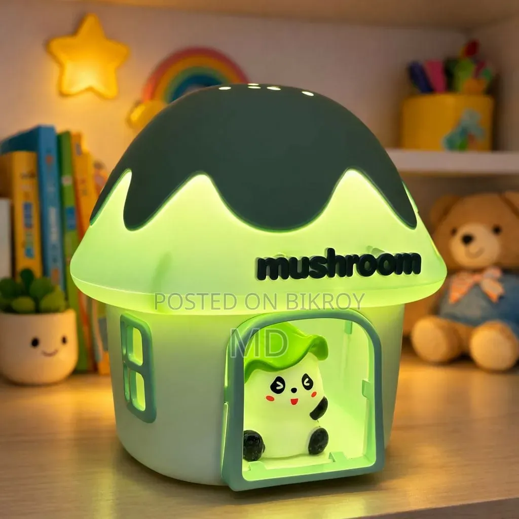 Mushroom House LED Night Light